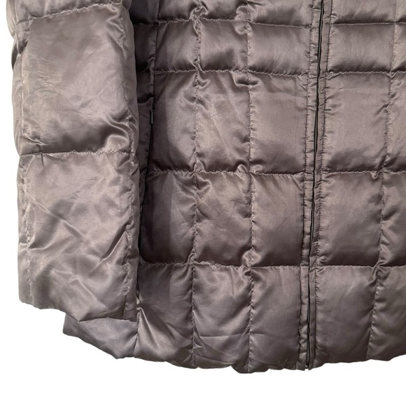 LANDS’ END SILVER GOOSE DOWN JACKET SIZE LARGE 14/16 - Picture 6 of 15